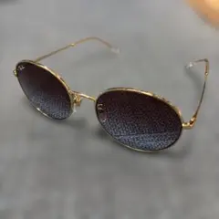 Ray-Ban RB3612D ゴールドサングラス