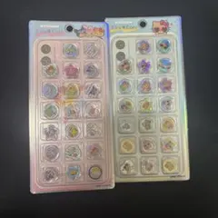 おはじきシール　キラコロ　サンリオ　ハローキティ　日焼けキティ