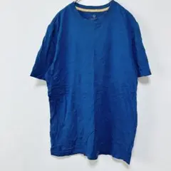 ランズエンド 【美品】SUPER-T 半袖Tシャツ テーラードフィット 青 Sのサムネイル
