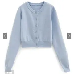 グレイル　ショート丈ニットカーディガン[an1509] ブルー