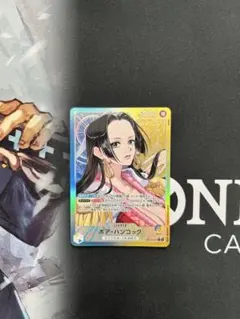 ワンピースカード　蒼海の七傑　ボア・ハンコック リーダーパラレルOP14-041