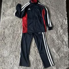 【期間限定値下げ！】adidas レッド　ネイビー ジャージ