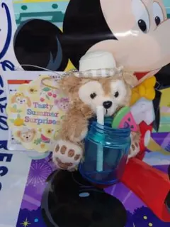 【新品】ダッフィー ストラップ テイスティサマーサプライズ 買い物袋付き