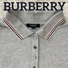 人気急上昇　BURBERRY バーバリー ポロシャツ used 古着　女子