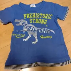 恐竜 Tシャツ 120cm ブルーのサムネイル