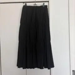 RETRO GIRL 黒 ロングスカート ラメ フリーサイズのサムネイル