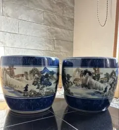 飾り火鉢 2個セット 富士山 伝統工芸品 - メルカリ