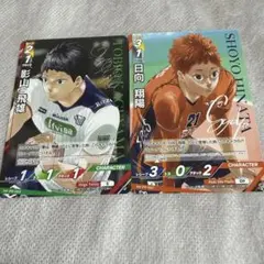 ハイキュー サイン入り バボカ 日向翔陽 影山飛雄 August マガジン 付録