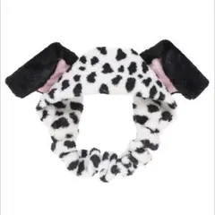 ダルメシアン柄耳付きヘアバンド2個セット
