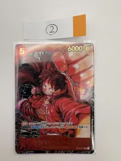 ワンピースカードゲーム ルフィ ST01-012 書き下ろし 美品書き下ろし】ワンピースカード モンキー・D・ルフィ ST01-012②