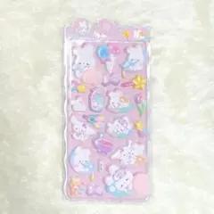 【即日発送/ピンセット付き】お尻ぷにぷにシール うさぎ 可愛い 女の子 ぷくぷく