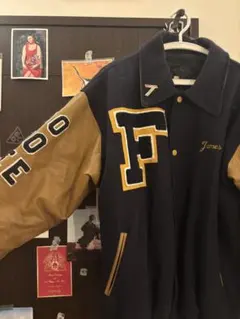 USA FREEHOLD VARSITY 本革 レザー スタジャン　バーシティのサムネイル