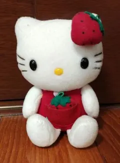 ハローキティ ぬいぐるみ イチゴ付き