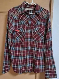 90's ジェロニモ ウエスタン ダメージネルシャツ