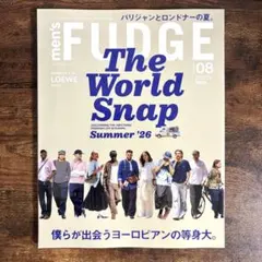 men's FUDGE 2026年8月号 vol.184