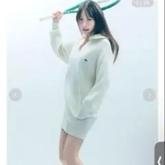 新作/LACOSTE for SNIDELラコステ半袖ポロワンピース/スナイデル 新作/LACOSTE for SNIDELラコステ半袖ポロワンピース/スナイデル