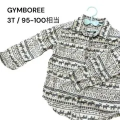 GYMBOREE ジンボリー ヘラジカ 動物柄 長袖シャツ 95-100cm