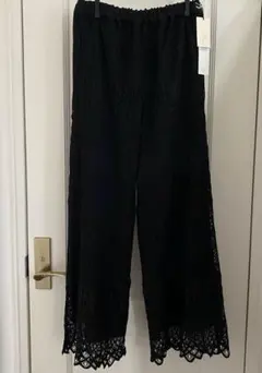 【新品】 グレースコンチネンタル  マルチ切替パンツ イージーパンツ ブラック