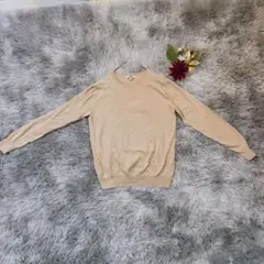 UNIQLO ユニクロ（M）長袖 セーター ニット クルーネック カシミヤ混