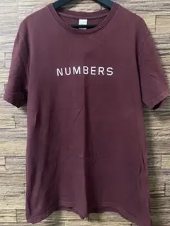 NUMBERS EDITION バーガンディ Tee