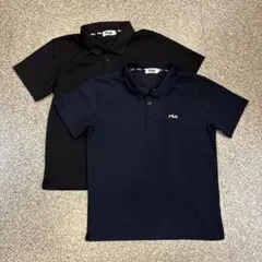 【300オク】④ FILA ポロシャツ ゴルフ スポーツ 2枚セット 極美品