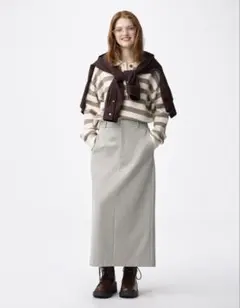 新品未使用タグ付き　GU ナローロングスカート