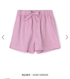 新品トゥデイフルEasy Stripe Halfpants ベビーピンク 36 - メルカリ