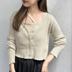 apres jour mignon カーディガン ボレロ ニット 【LL】訳あり