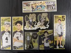 ハイキュー!! 梟谷学園高校　キャラクターシールセット