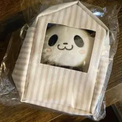 【非売品】お買いものパンダ ポーチ付きぬいぐるみ
