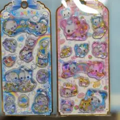 k*n様 ぷくぷくあわわちゃん　HappyMarchウォーターシール 2点セット