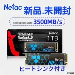 Netac NV7000-t nvme 1TB Gen4 新品+ヒートシンク - メルカリ