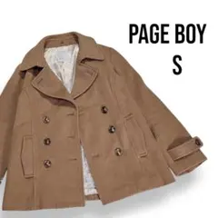 ここ様専用 PAGE BOY ショートPコート S ベージュ ウール混のサムネイル