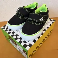 Vans V95BABY EZ ブラック/ライム 13.5