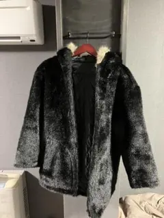 beams フェイクファーコート　ビンテージのサムネイル