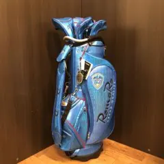 RomaRo スタンド付きキャディバッグ 青 RomaRo スタンド付きキャディバッグ 青