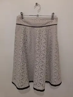 MISCH MASCH スカート ベージュ レース 花柄 ポリエステル100 S