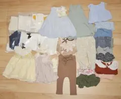 【未使用多数】子供服 女の子 ベビー服 スタイ まとめ売り 春夏秋冬