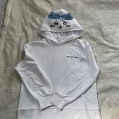 ちいかわ ハチワレ顔フード付きパーカー 150