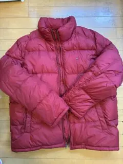 TOMMY HILFIGER 赤 ダウンジャケット XL