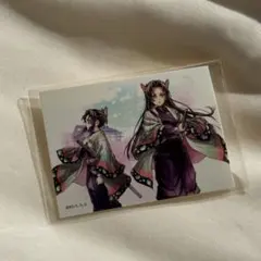 鬼滅の刃 繋ぐ WEBSHOPくじ しのぶとカナエ　G賞ステッカー