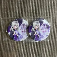 名探偵プリキュア 極楽湯 森亜るるか マシュタン 缶バッジ 2点