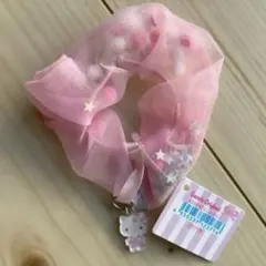 ハローキティ　シュシュ　ヘアゴム(A330 KTミニシュシュ) まとめ髪