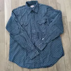 CHEVIGNON 幾何学模様 長袖シャツ Lサイズ