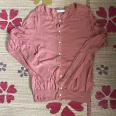 E hyphen world gallery オレンジ色カーディガン