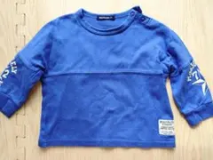 90 ムージョンジョン トレーナー 青 スポーツ 男の子 冬 クリスマス