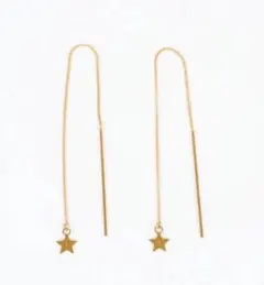 イヴサンローラン ロゴスターモチーフロングチェーンピアス ゴールド 2026年最新】Yves Saint Laurent レディース ピアス(両耳用)の人気