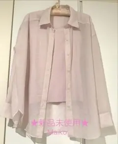 ☆新品未使用☆マイストラーダ シアーシャツ ニットタンクセット 