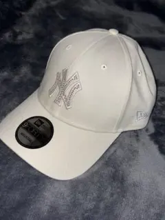 ニューエラ 9FORTYRhinestone ヤンキース　アイボリー新品