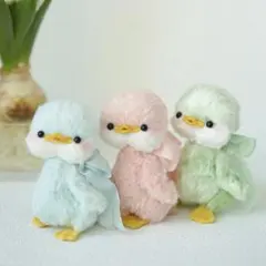 ピンク色のベイビーアヒル アーティストベア 海外作家様 ハンドメイド